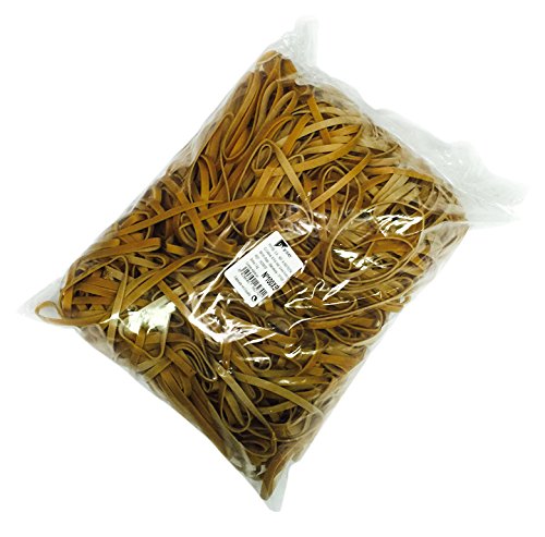 Pryse 1620080 – Gummiringe, elastisch, 1 kg Beutel, 20 cm x 10 mm von Pryse