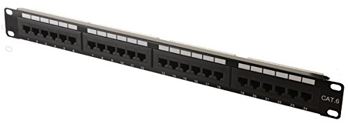 prystel U6 N – 1U Patch Panel UTP C-mit 24 Anschlüsse von Prystel