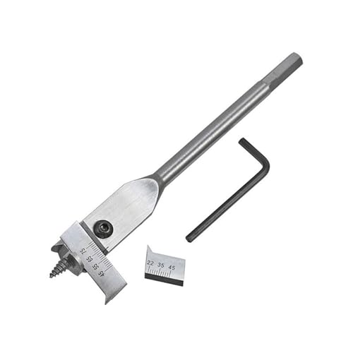 Holzbohrer Mit Kohlenstoffstahl Aus Verstellbarem Spatenschneider Für Präzise Bohrung 15-45 Mm/22-75 Mm Berufszubehör Holzbohrer Mit Kohlenstoffstahl Aus Verstellbarem Spatenschneider Für Präzise Bohrung 15-45 Mm/22-75 Mm Berufszubehör von Psdndeww