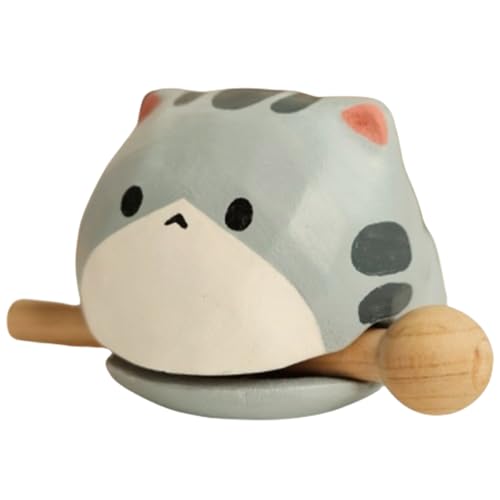 Massivholz Mokugyo Fischform Percussion Instrument Für Musikbegeisterte Liebhaber von Psdndeww