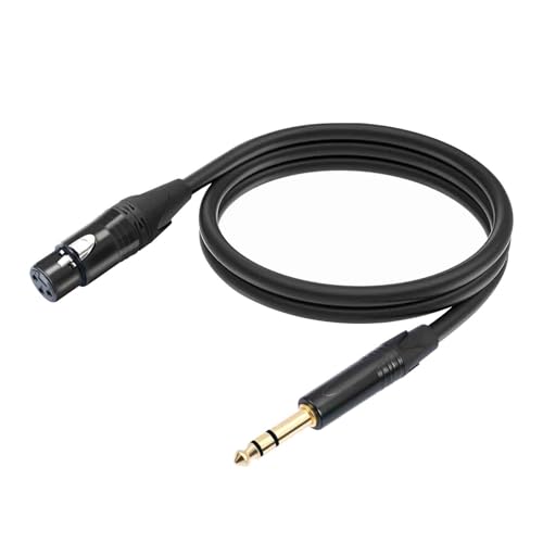 Psdndeww 6 35 Mm 1/4 Männlich Bis 3Pin Frauenmikrofonkabel Für Die Optionale Länge Der Auditorischen Geräte Psdndeww 6 35 Mm 1/4 Männlich Bis 3Pin Frauenmikrofonkabel Für Die Optionale Länge Der Auditorischen Geräte von Psdndeww