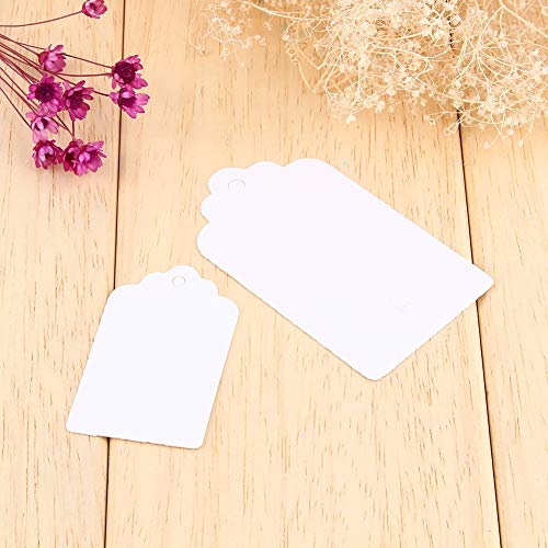100pcs Weiße Jakobsmuschel -Etikett Leere Karten Handgefertigte Label Karten mit Kleinen Loch Kraftpapier -Tags für Hochzeitsbirthday 100pcs Weiße Jakobsmuschel -Etikett Leere Karten Handgefertigte Label Karten mit Kleinen Loch Kraftpapier -Tags für Hochzeitsbirthday von Pssopp