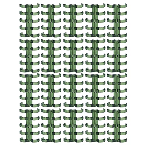 20 Stück Kunststoff Kamm Bindungsringe Bindungs Kammspulen Bindungsring 11 mm(Grün) von Pssopp