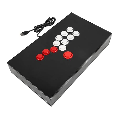 Arcade Fight Stick, Präzise Steuerung, Hochempfindlicher Arcade-Game-Kampf-Joystick für PC von Pssopp