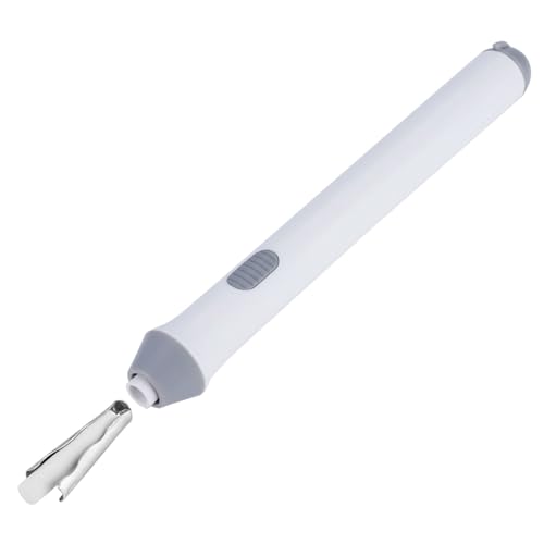 Elektrischer Radiergummi, Batteriebetriebener Automatischer Radiergummi, Starke Löschfähigkeit, Bequemste Griffdesign, Einstellbare Kernlänge, Batterieantrieb, (WHITE) von Pssopp