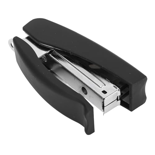 Ergonomisches Design Hefter, Dual -Nutzungsmodi Handheld oder Stand -up, Leistungsstarke Bindungsmotor Metallstruktur Stapler 20 Blechkapazität für Büroschule mit Leichtgewicht (BLACK) von Pssopp