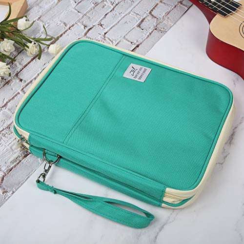 Fdit Tragbare Federmäppchen 192/96 Slots Zipper Pen Bag Single/Double Layer Buntstifte Organizer für Bleistifte Aquarellstifte und Anderes Briefpapier (192 Farben) von Pssopp