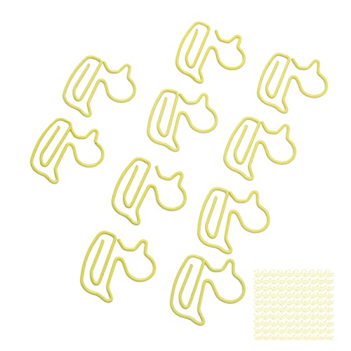 Gelbe Entenpapierklammern Metallpapierklammer Leicht und Tragbar mit Gelbe Entenform, die für die Büroschule und den Täglichen Gebrauch Geeignet Ist von Pssopp