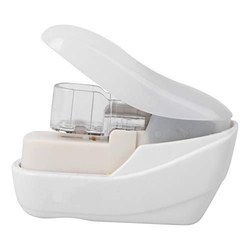 Stapelloser Hefter, Tragbares Design Arbeitssparender und Stilvoller Stichloser Hefter mit Nadelsystem Zum Befestigen von Papier ohne Heftklammern, ABS-Material, Weiß, 4 Bindungsseiten, Stapelloser Hefter, Tragbares Design Arbeitssparender und Stilvoller Stichloser Hefter mit Nadelsystem Zum Befestigen von Papier ohne Heftklammern, ABS-Material, Weiß, 4 Bindungsseiten, von Pssopp