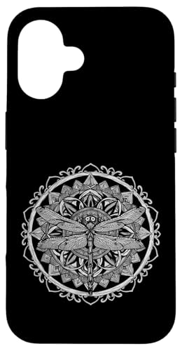 Psychedelische Heilige Geometrie Mandala Insekt Natur Libelle Hülle für iPhone 16 Psychedelische Heilige Geometrie Mandala Insekt Natur Libelle Hülle für iPhone 16 von Psychedelic Inc.