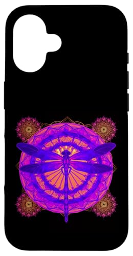 Psychedelische Heilige Geometrie Mandala Insekt Natur Libelle Hülle für iPhone 16 Psychedelische Heilige Geometrie Mandala Insekt Natur Libelle Hülle für iPhone 16 von Psychedelic Inc.