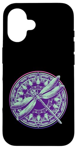 Psychedelische Heilige Geometrie Mandala Insekt Natur Libelle Hülle für iPhone 16 Psychedelische Heilige Geometrie Mandala Insekt Natur Libelle Hülle für iPhone 16 von Psychedelic Inc.