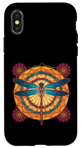 Psychedelische Heilige Geometrie Mandala Insekt Natur Libelle Hülle für iPhone X/XS Psychedelische Heilige Geometrie Mandala Insekt Natur Libelle Hülle für iPhone X/XS von Psychedelic Inc.