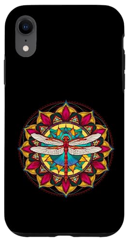 Psychedelische Heilige Geometrie Mandala Insekt Natur Libelle Hülle für iPhone XR Psychedelische Heilige Geometrie Mandala Insekt Natur Libelle Hülle für iPhone XR von Psychedelic Inc.