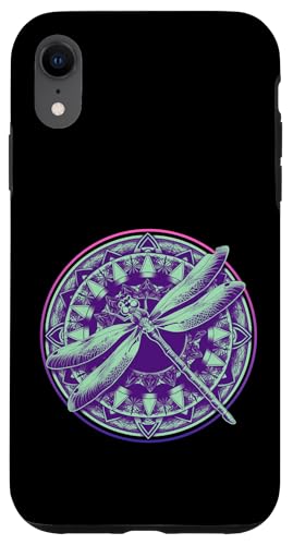 Psychedelische Heilige Geometrie Mandala Insekt Natur Libelle Hülle für iPhone XR Psychedelische Heilige Geometrie Mandala Insekt Natur Libelle Hülle für iPhone XR von Psychedelic Inc.