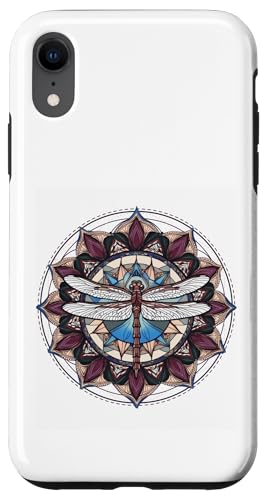 Psychedelische Heilige Geometrie Mandala Insekt Natur Libelle Hülle für iPhone XR Psychedelische Heilige Geometrie Mandala Insekt Natur Libelle Hülle für iPhone XR von Psychedelic Inc.