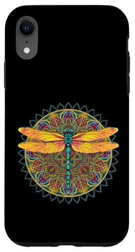 Psychedelische Heilige Geometrie Mandala Insekt Natur Libelle Hülle für iPhone XR Psychedelische Heilige Geometrie Mandala Insekt Natur Libelle Hülle für iPhone XR von Psychedelic Inc.