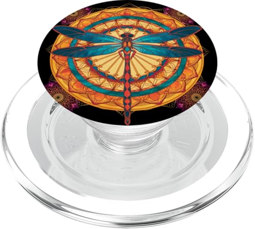 Psychedelische Heilige Geometrie Mandala Insekt Natur Libelle PopSockets PopGrip für MagSafe Psychedelische Heilige Geometrie Mandala Insekt Natur Libelle PopSockets PopGrip für MagSafe von Psychedelic Inc.