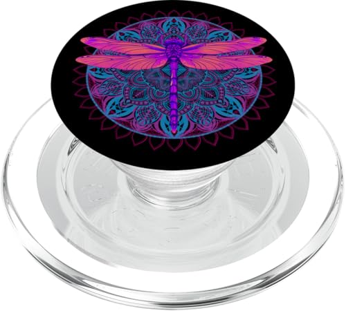 Psychedelische Heilige Geometrie Mandala Insekt Natur Libelle PopSockets PopGrip für MagSafe Psychedelische Heilige Geometrie Mandala Insekt Natur Libelle PopSockets PopGrip für MagSafe von Psychedelic Inc.