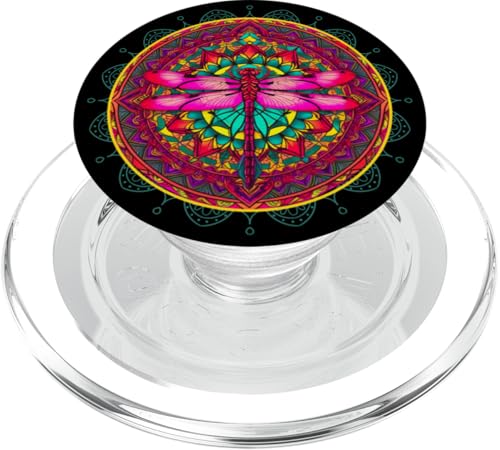 Psychedelische Heilige Geometrie Mandala Insekt Natur Libelle PopSockets PopGrip für MagSafe Psychedelische Heilige Geometrie Mandala Insekt Natur Libelle PopSockets PopGrip für MagSafe von Psychedelic Inc.