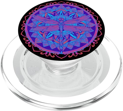 Psychedelische Heilige Geometrie Mandala Insekt Natur Libelle PopSockets PopGrip für MagSafe Psychedelische Heilige Geometrie Mandala Insekt Natur Libelle PopSockets PopGrip für MagSafe von Psychedelic Inc.