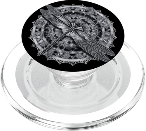 Psychedelische Heilige Geometrie Mandala Insekt Natur Libelle PopSockets PopGrip für MagSafe Psychedelische Heilige Geometrie Mandala Insekt Natur Libelle PopSockets PopGrip für MagSafe von Psychedelic Inc.