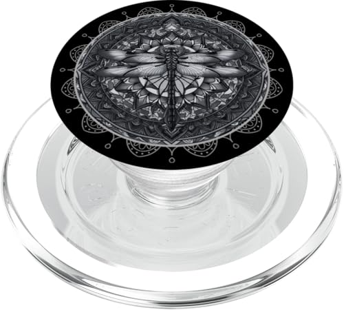 Psychedelische Heilige Geometrie Mandala Insekt Natur Libelle PopSockets PopGrip für MagSafe Psychedelische Heilige Geometrie Mandala Insekt Natur Libelle PopSockets PopGrip für MagSafe von Psychedelic Inc.