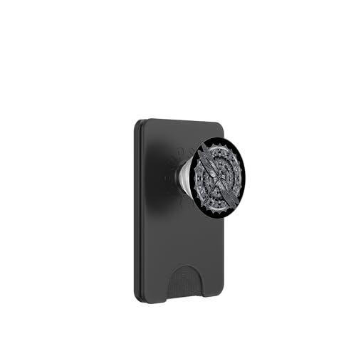 Psychedelische Heilige Geometrie Mandala Insekt Natur Libelle PopSockets PopWallet für MagSafe von Psychedelic Inc.