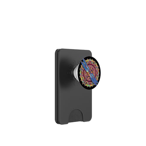 Psychedelische Heilige Geometrie Mandala Insekt Natur Libelle PopSockets PopWallet für MagSafe Psychedelische Heilige Geometrie Mandala Insekt Natur Libelle PopSockets PopWallet für MagSafe von Psychedelic Inc.