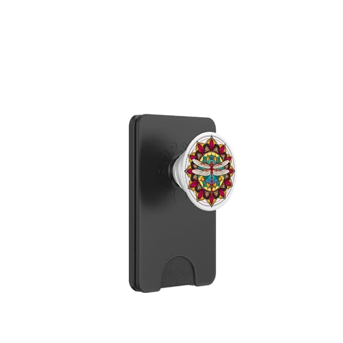 Psychedelische Heilige Geometrie Mandala Insekt Natur Libelle PopSockets PopWallet für MagSafe Psychedelische Heilige Geometrie Mandala Insekt Natur Libelle PopSockets PopWallet für MagSafe von Psychedelic Inc.