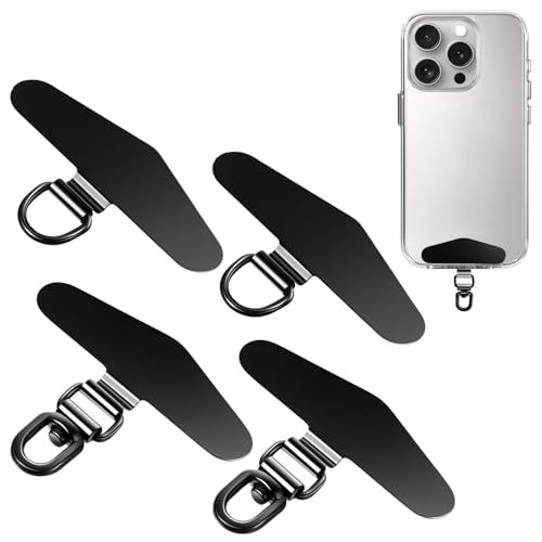 Psyqtsuary 4 Stück Handykette Halterung, Handykette Universalpads Multifunktional Handy Lanyard Patch Handytrageband Pads Handy Kette Halterung Telefon Patch für Die Meisten Smartphones von Psyqtsuary