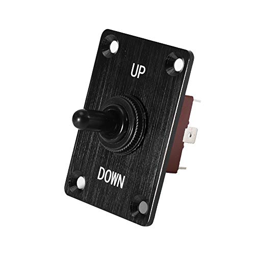 Psytfei Marine Kippschalter Anker Windlass Up/Down Wippschalter Panel 12V Aluminium Marine Rocker Up Down Schalter für Yacht Boot von Psytfei