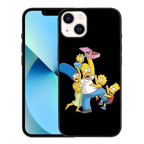 Ptaguz Kompatibel mit iPhone 15 Hülle, cooles Design, stoßfest, Slim Fit, TPU-Hülle, Schutzhülle (Humorous-Simpsons-Funny-Homer-2) von Ptaguz
