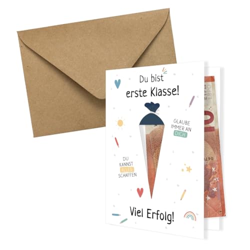 PuK Krämmer GmbH Geldgeschenk Karte Einschulung | Karte Schulanfang mit Umschlag | Einschulung Geschenk | Einschulung Karte mit Umschlag | Einschulung Karte Geld | Einschulung Geschenk Junge Mädchen PuK Krämmer GmbH Geldgeschenk Karte Einschulung | Karte Schulanfang mit Umschlag | Einschulung Geschenk | Einschulung Karte mit Umschlag | Einschulung Karte Geld | Einschulung Geschenk Junge Mädchen von PuK Krämmer GmbH