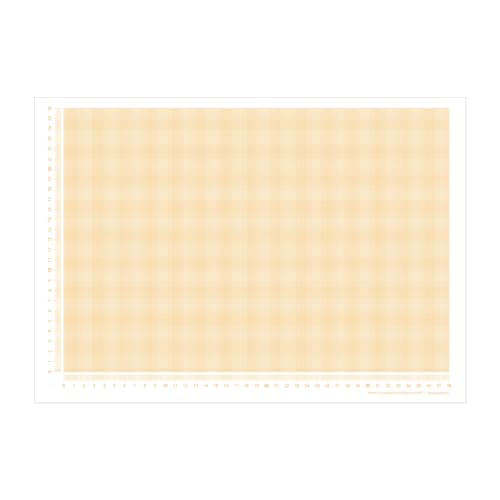 PuK Schreibtischunterlage Millimeterpapier | DIN A3 | seitlich abgedrucktes Lineal | 25 Blatt zum Abreißen | mathematisches Papier | zum Beschreiben und Skizzieren (DIN A3) von PuK Krämmer GmbH