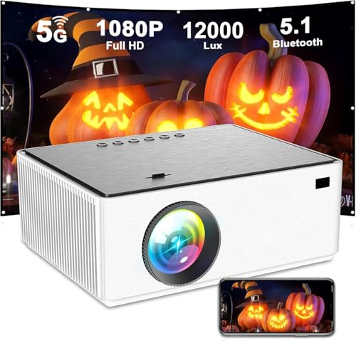 Videoprojektor, 8500 Lumen, tragbar, 1080P Full HD, Mini-Beamer, kompatibel mit HDMI, VGA, USB, AV, Laptop, Smartphone Videoprojektor, 8500 Lumen, tragbar, 1080P Full HD, Mini-Beamer, kompatibel mit HDMI, VGA, USB, AV, Laptop, Smartphone von PuSudar
