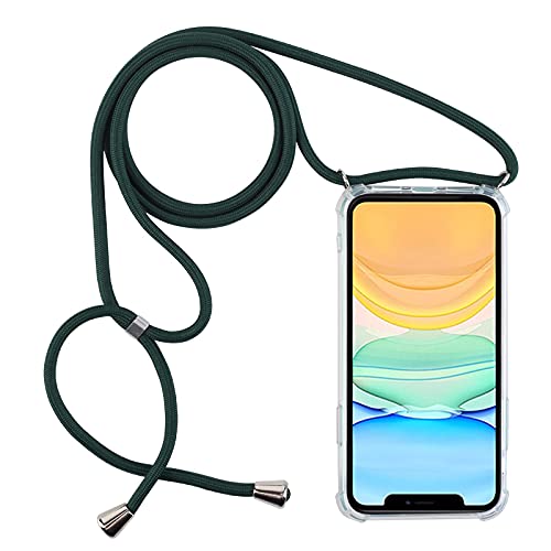 PuYu Zhe Handykette Handyhülle kompatibel mit Samsung Galaxy S10,Ultra Dünn Transparent Weiches Silikon Case Cover mit Kordel zum Umhängen Necklace Phone Necklace Hülle mit Band,Grau von PuYu Zhe