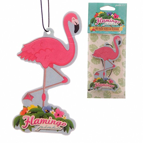 Pack von sechs Pina Colada Duft Flamingo Lufterfrischer von Puckator