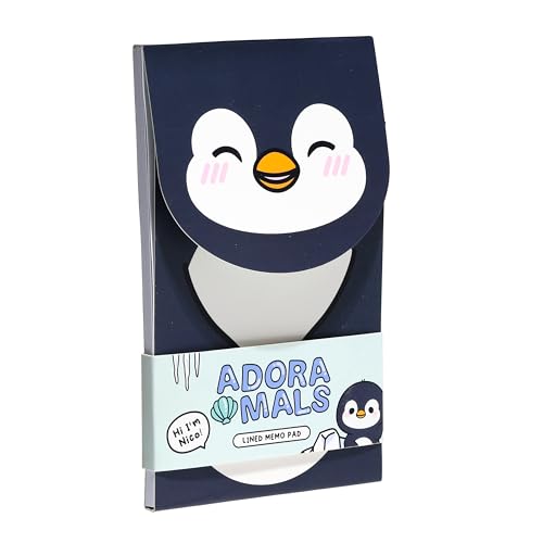 Puckator Notizbuch mit Klappöffnung - Pinguin - Süßtiere von Puckator