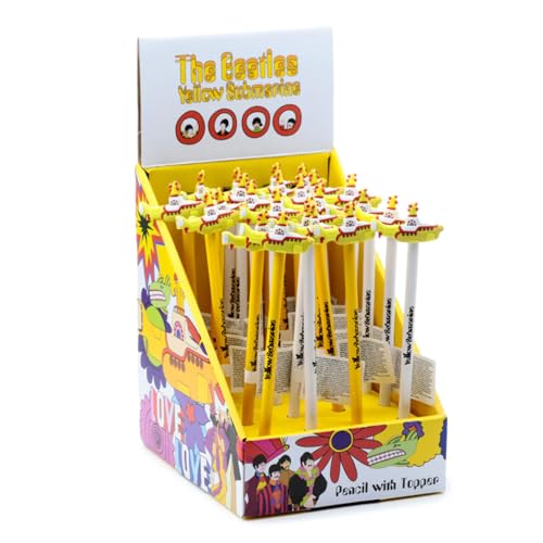 Puckator The Beatles Yellow Submarine Pencil with PVC Topper One Size von Puckator