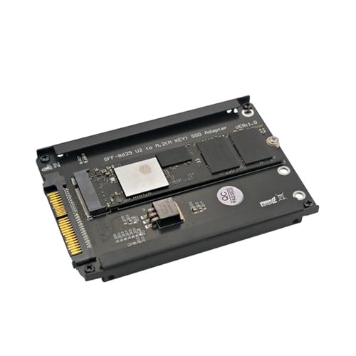 SSD Adapter M.2 SSD Zu U.2 Adapter NVMe Key B SSD Zu PCI E SFF-8639 Konvertierungsadapter Mit Rahmenhalterung Für PC Desktop NVMe SSD Zu SFF 8639(U.2) Adapter von Puco