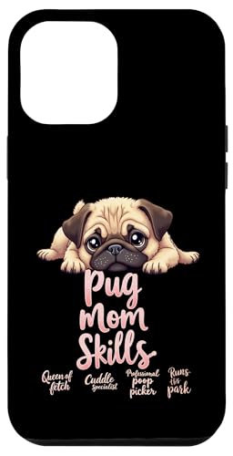 Lustiger Mops Mama Hund Mops Mama Humor Zitat Hülle für iPhone 12 Pro Max von Pug Fun Designs