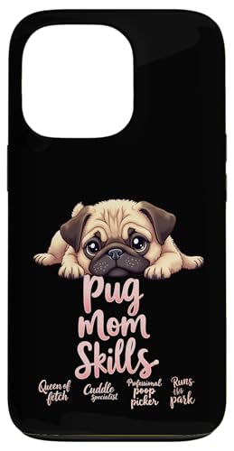 Lustiger Mops Mama Hund Mops Mama Humor Zitat Hülle für iPhone 13 Pro Lustiger Mops Mama Hund Mops Mama Humor Zitat Hülle für iPhone 13 Pro von Pug Fun Designs