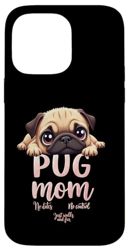 Lustiger Mops Mama Hund Mops Mama Humor Zitat Hülle für iPhone 14 Pro Max Lustiger Mops Mama Hund Mops Mama Humor Zitat Hülle für iPhone 14 Pro Max von Pug Fun Designs