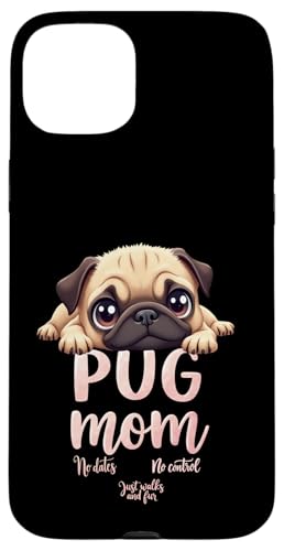 Lustiger Mops Mama Hund Mops Mama Humor Zitat Hülle für iPhone 15 Plus Lustiger Mops Mama Hund Mops Mama Humor Zitat Hülle für iPhone 15 Plus von Pug Fun Designs