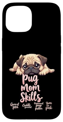 Lustiger Mops Mama Hund Mops Mama Humor Zitat Hülle für iPhone 15 Lustiger Mops Mama Hund Mops Mama Humor Zitat Hülle für iPhone 15 von Pug Fun Designs