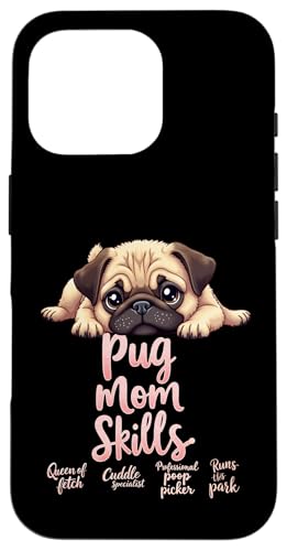 Lustiger Mops Mama Hund Mops Mama Humor Zitat Hülle für iPhone 16 Pro Lustiger Mops Mama Hund Mops Mama Humor Zitat Hülle für iPhone 16 Pro von Pug Fun Designs