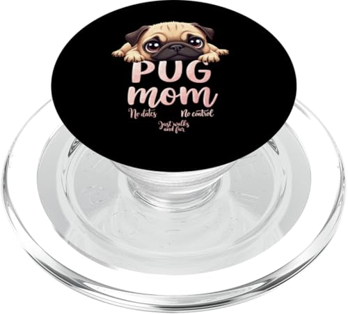 Lustiger Mops Mama Hund Mops Mama Humor Zitat PopSockets PopGrip für MagSafe Lustiger Mops Mama Hund Mops Mama Humor Zitat PopSockets PopGrip für MagSafe von Pug Fun Designs