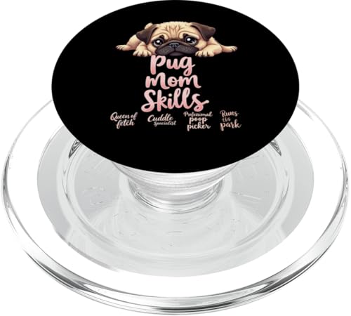 Lustiger Mops Mama Hund Mops Mama Humor Zitat PopSockets PopGrip für MagSafe Lustiger Mops Mama Hund Mops Mama Humor Zitat PopSockets PopGrip für MagSafe von Pug Fun Designs