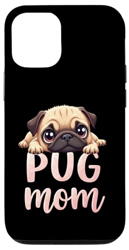 Mops Mama Hund Mops Mama Cute Puppy Hülle für iPhone 12/12 Pro von Pug Fun Designs